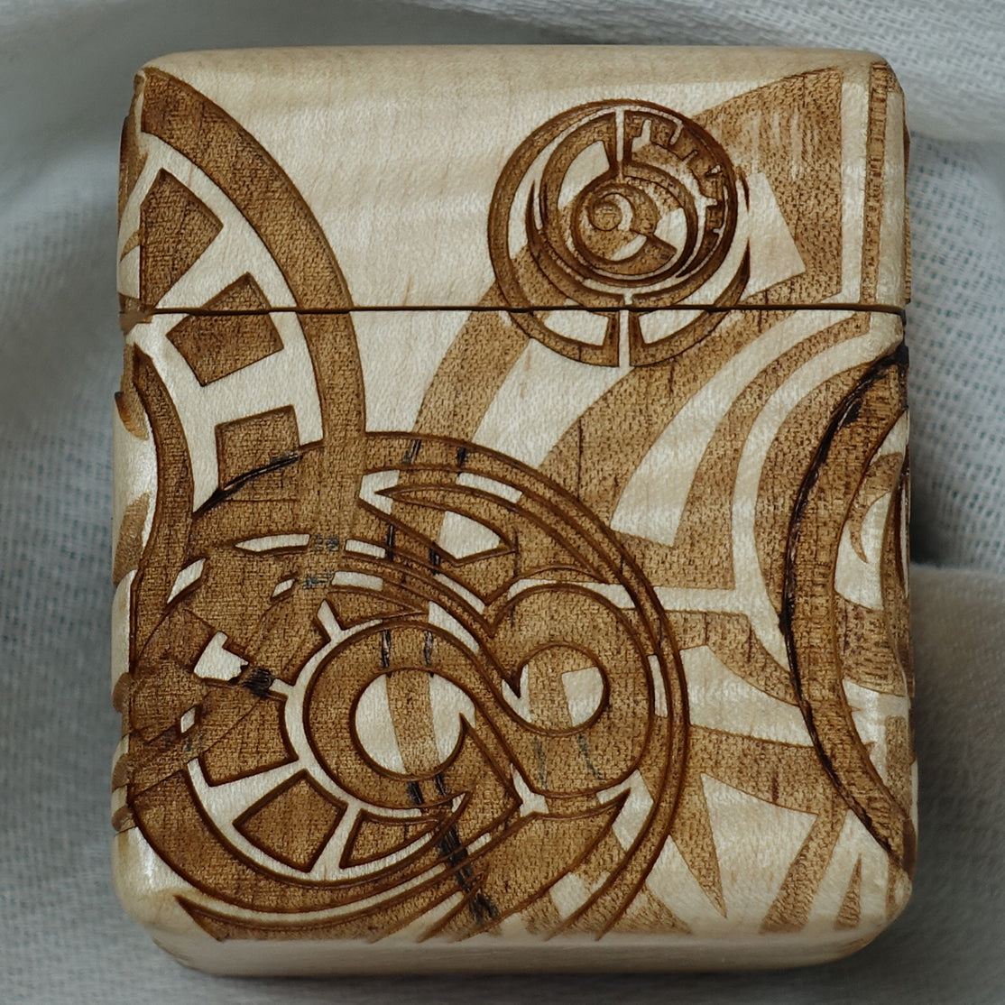 Tiger Maple Ring Box, Box - 5
