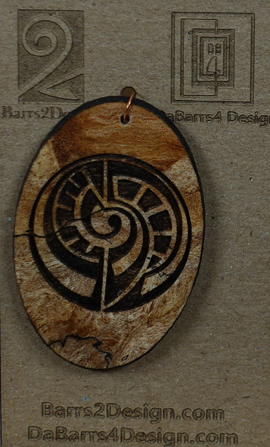 Wooden Pendant - 161