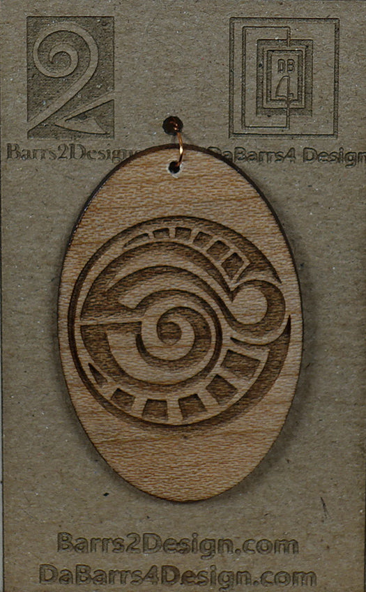 Wooden Pendant - 165-10