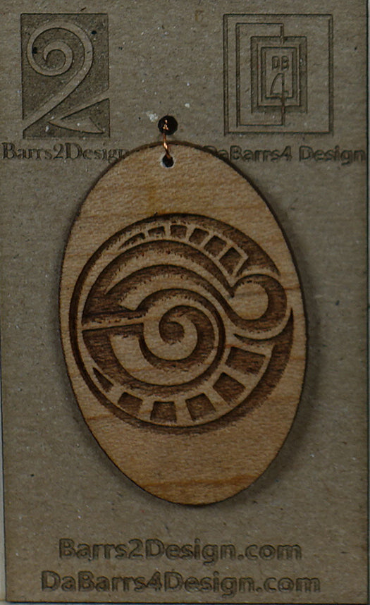 Wooden Pendant - 165-12