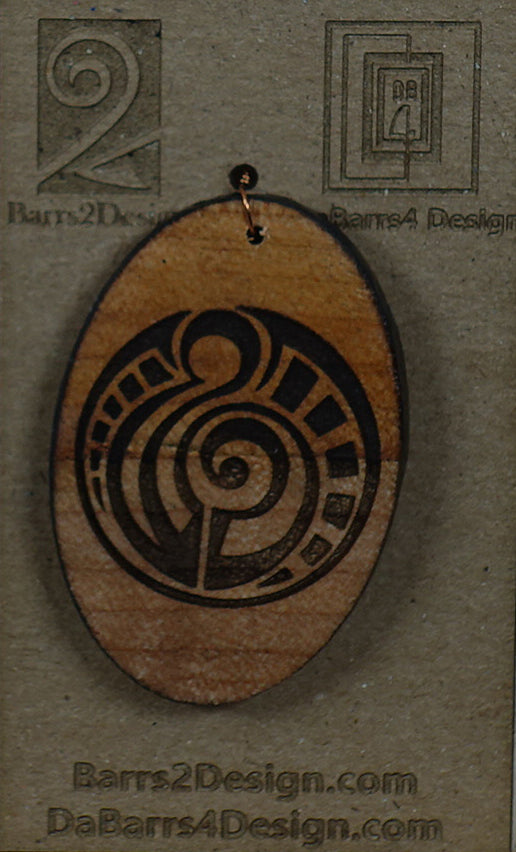 Wooden Pendant - 165-13