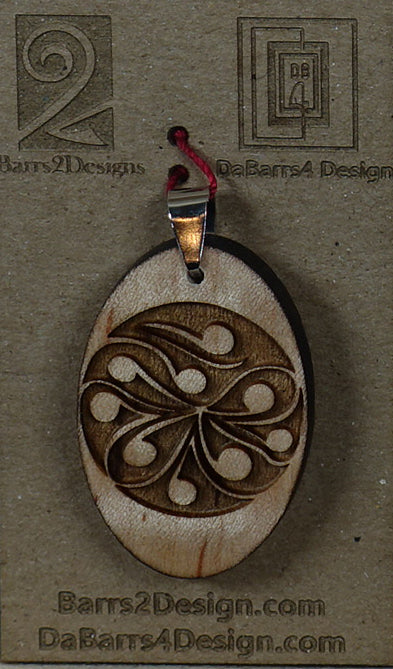 Wooden Pendant - 166