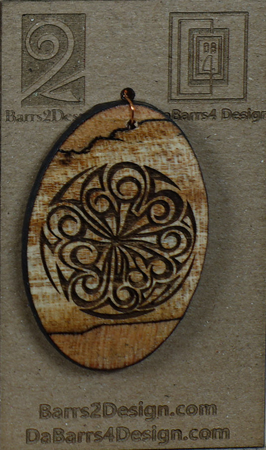 Wooden Pendant - 168-2