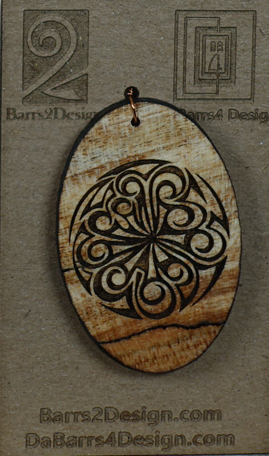Wooden Pendant - 168-4