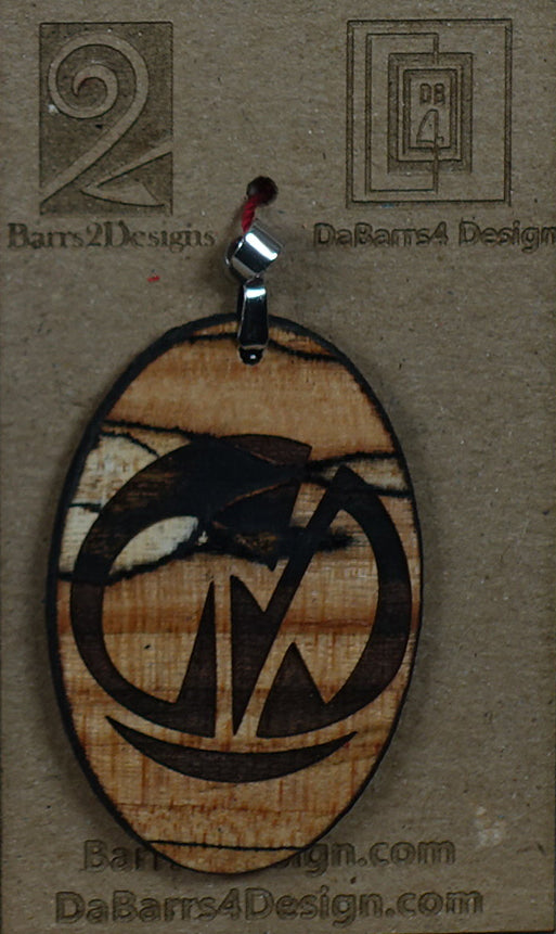 Wooden Pendant - 152-4