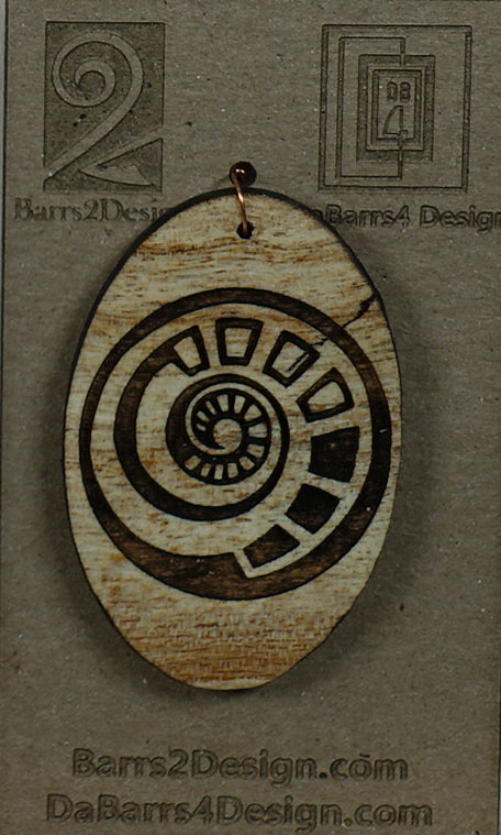 Wooden Pendant - 153-6