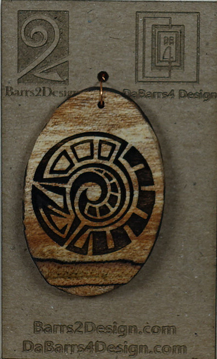 Wooden Pendant - 154-5