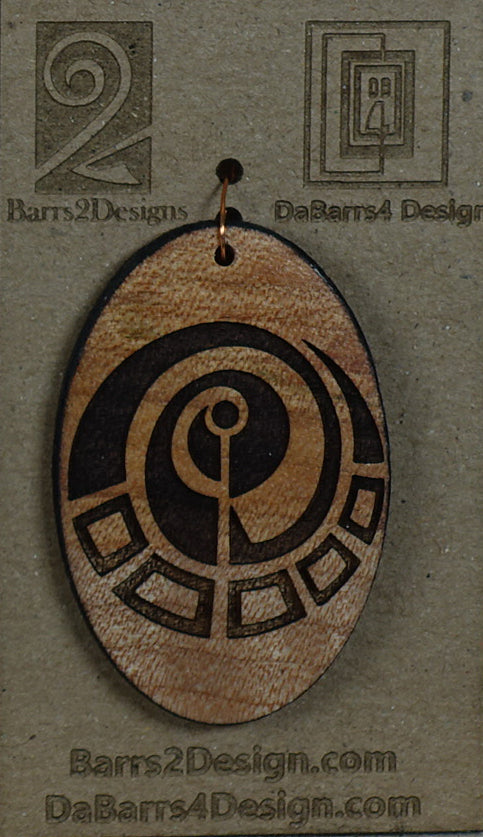 Wooden Pendant - 155-5