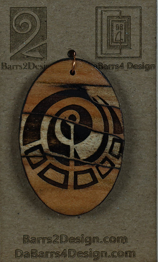 Wooden Pendant - 155-7