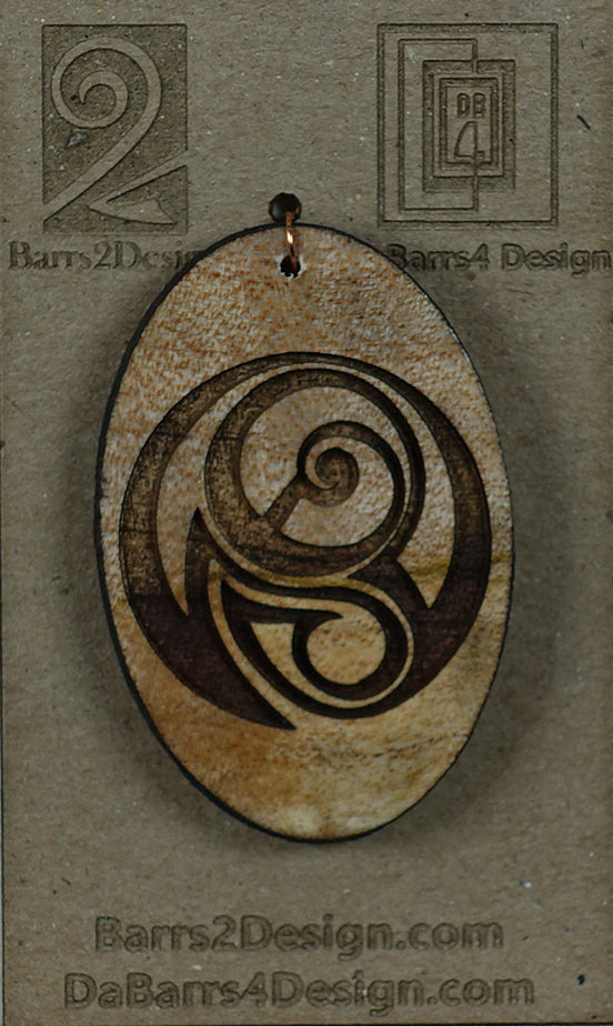 Wooden Pendant - 156-1