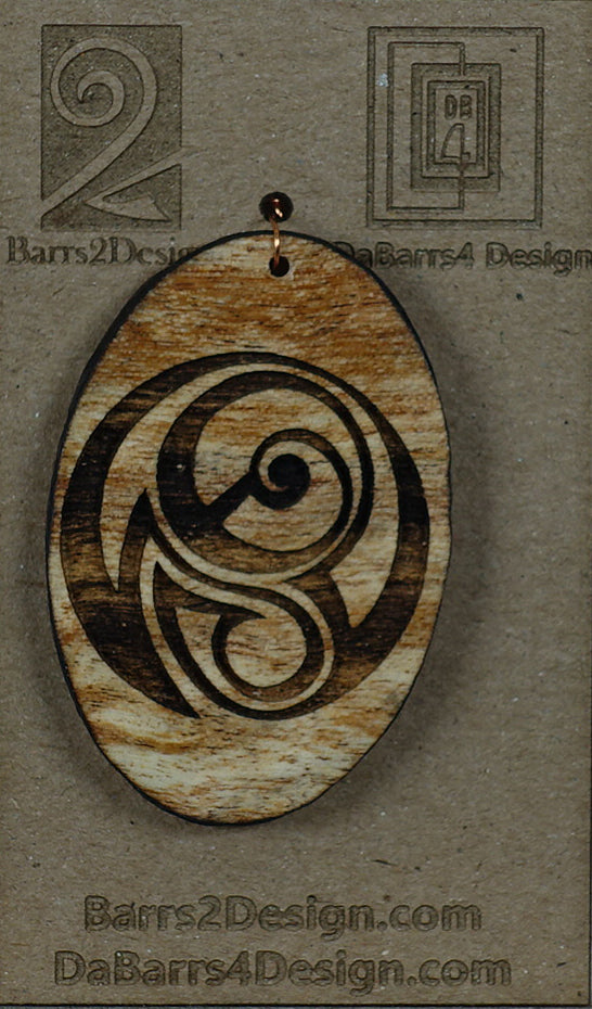 Wooden Pendant - 156-4