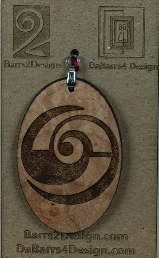 Wooden Pendant - 157-1