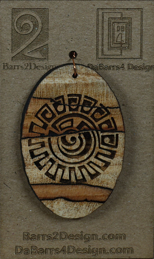 Wooden Pendant - 158-4