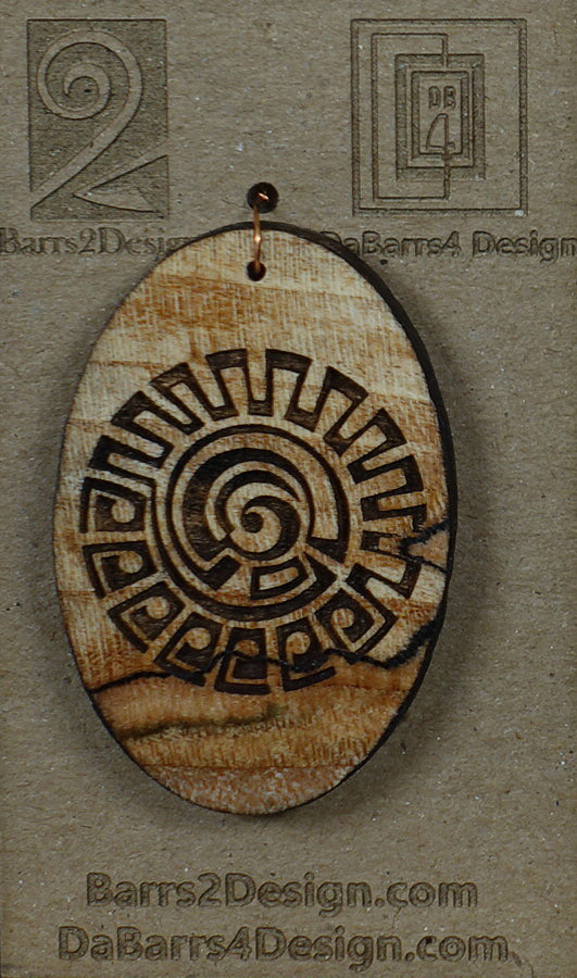 Wooden Pendant - 158
