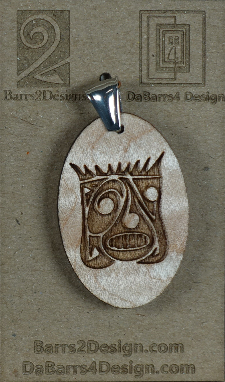 Wooden Pendant - 175-1