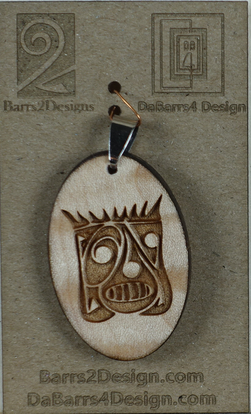 Wooden Pendant - 175
