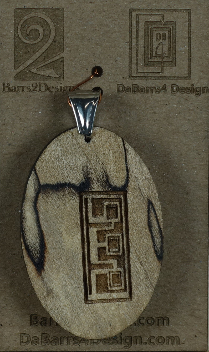 Wooden Pendant - 177