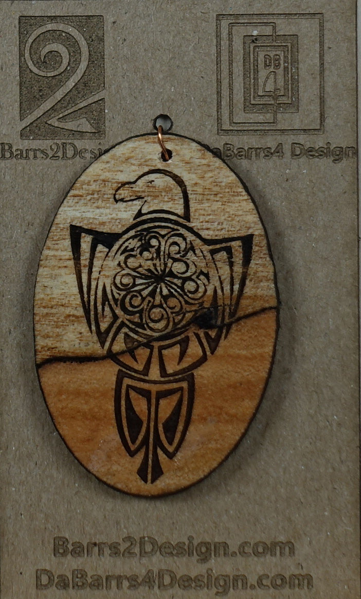 Wooden Pendant - 83-1