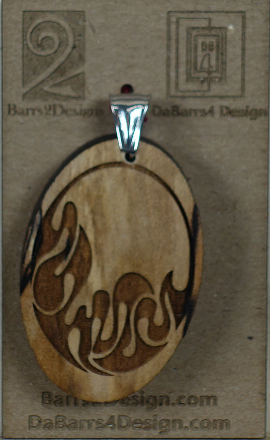 Wooden Pendant - 142-1