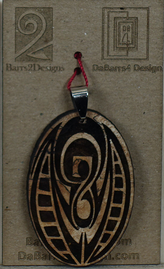 Wooden Pendant - 146-1