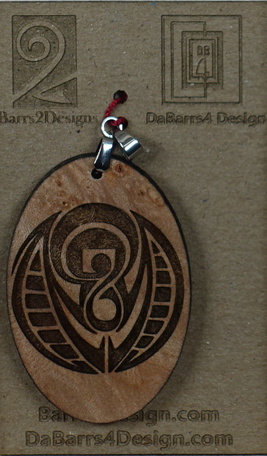 Wooden Pendant - 147-2