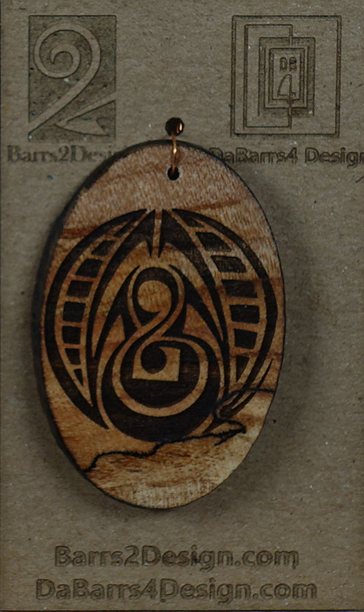 Wooden Pendant - 147-3