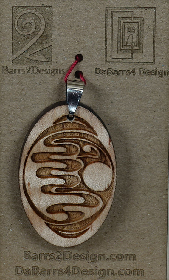 Wooden Pendant - 135-1