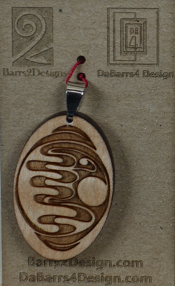 Wooden Pendant - 135