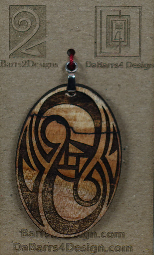 Wooden Pendant - 136-4