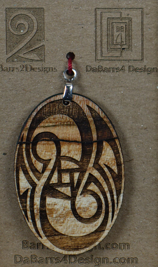 Wooden Pendant - 136-6