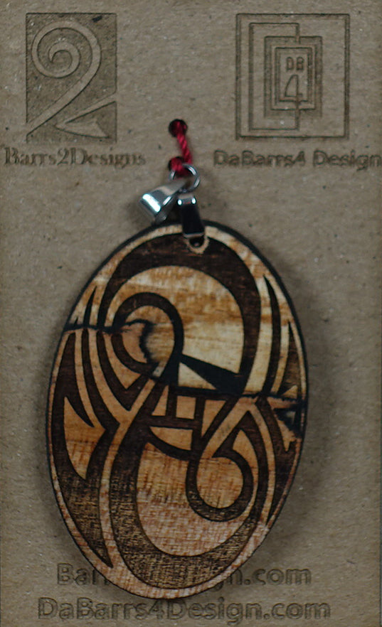 Wooden Pendant - 136-7