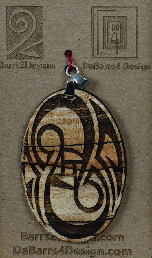 Wooden Pendant - 136