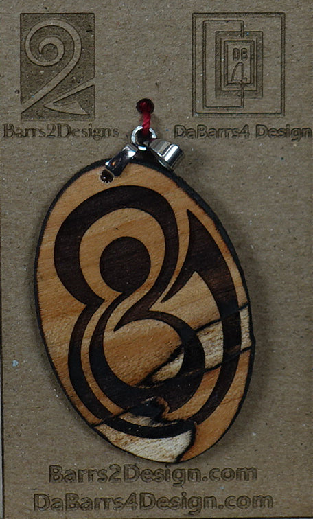 Wooden Pendant - 139-1