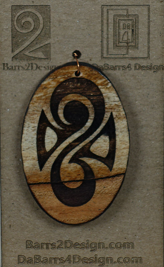 Wooden Pendant - 140-1
