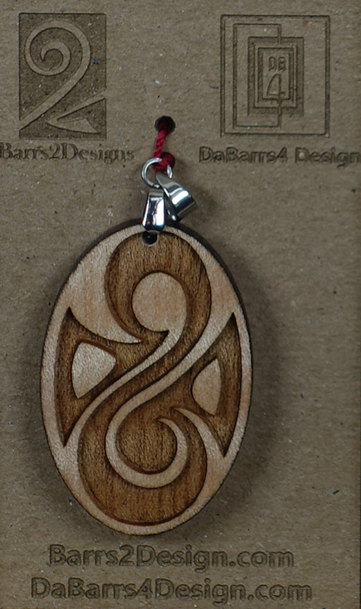 Wooden Pendant - 140-6