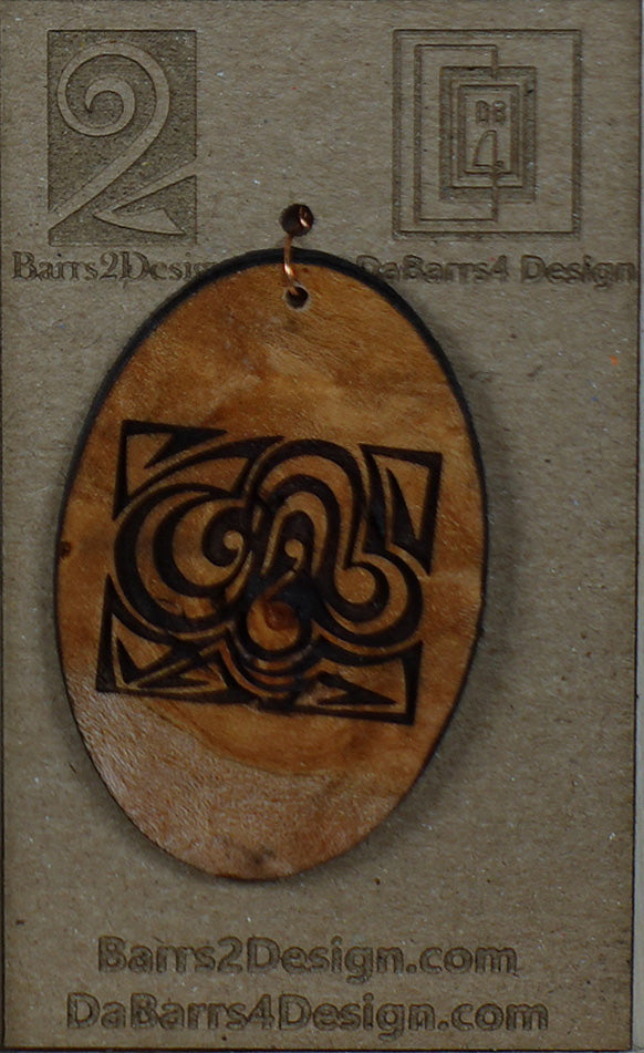 Wooden Pendant - 63-2
