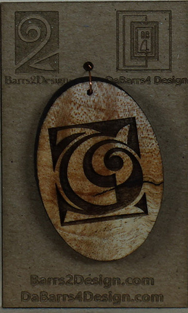 Wooden Pendant - 66-3