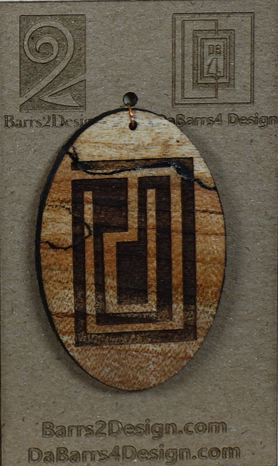 Wooden Pendant - 106-2