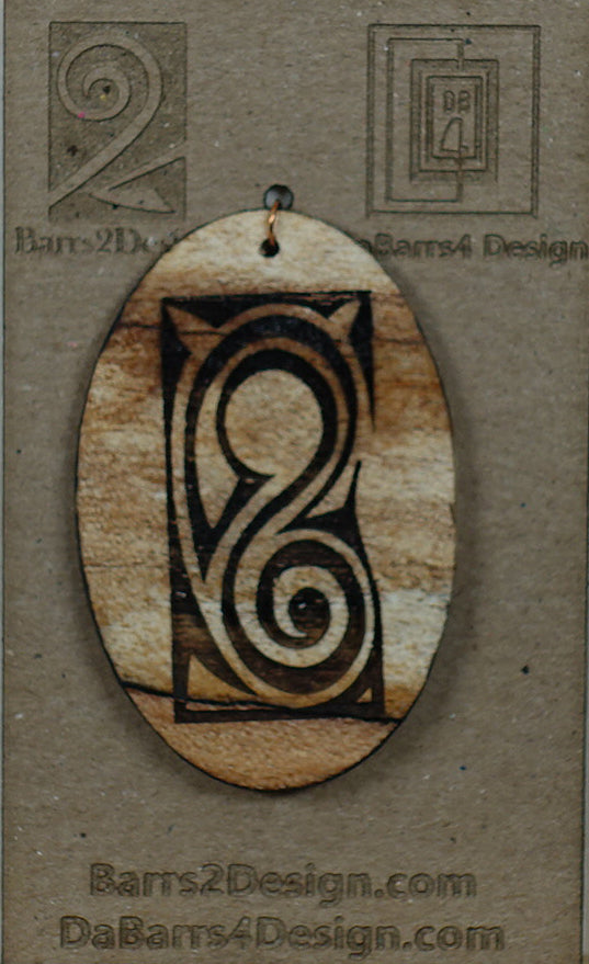 Wooden Pendant - 109-1