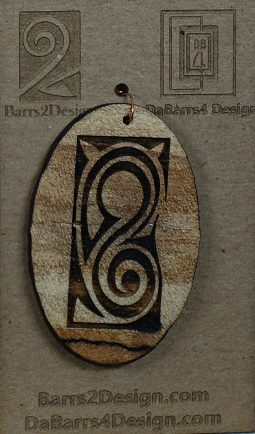 Wooden Pendant - 109-2