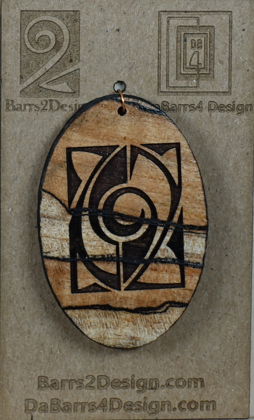 Wooden Pendant - 112-1