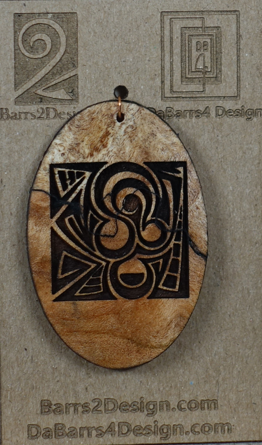 Wooden Pendant - 113