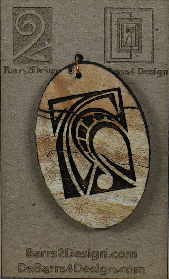 Wooden Pendant - 114-1