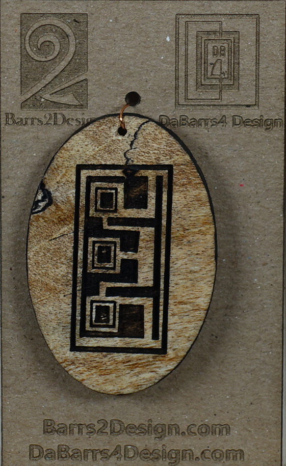 Wooden Pendant - 104-1