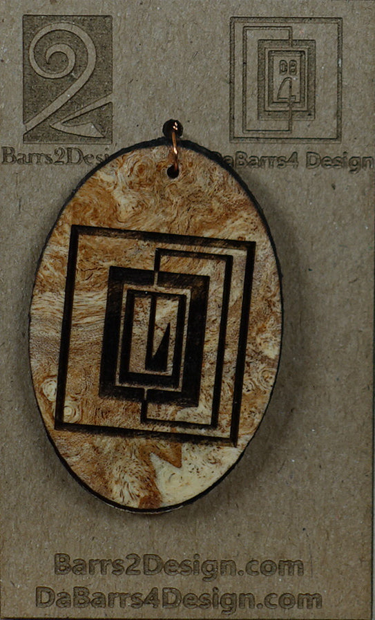 Wooden Pendant - 124