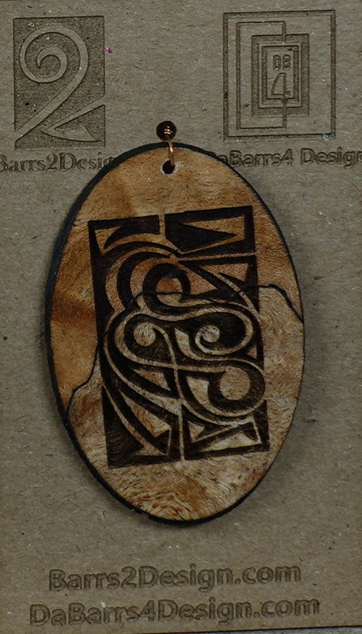 Wooden Pendant - 131-1