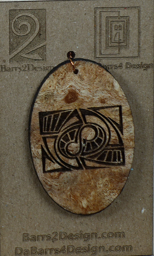 Wooden Pendant - 116-2