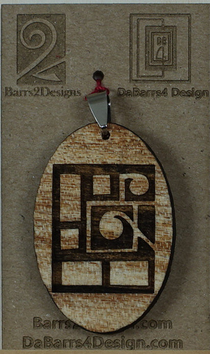 Wooden Pendant - 52