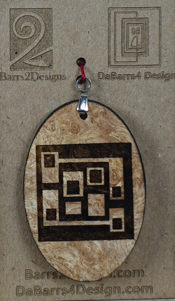 Wooden Pendant - 55-1