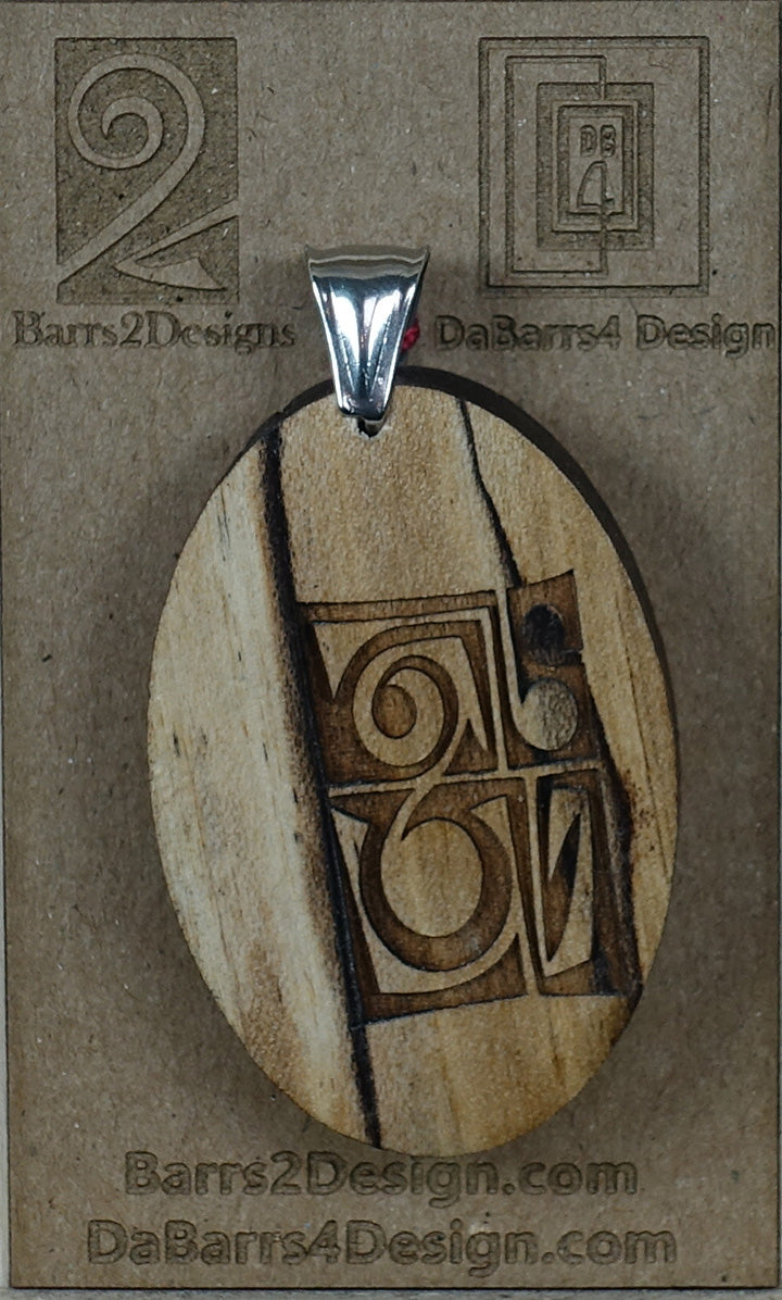 Wooden Pendant - 59